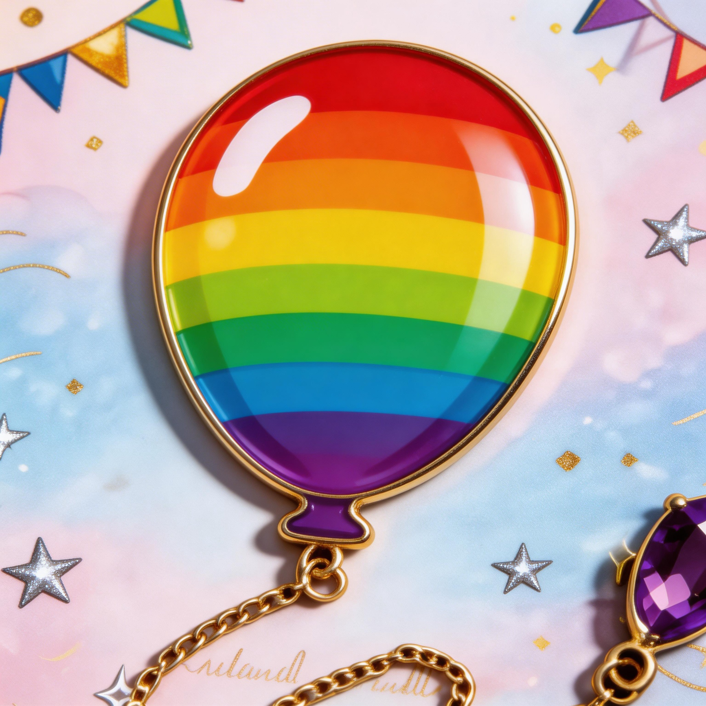 Rainbow Hot Air Balloon Bookmark | Aesthetic Reading Accessory | Perfect Gift for Book Lovers