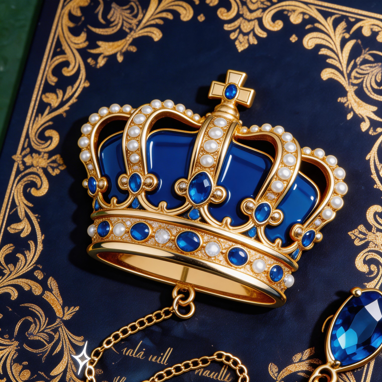 Royal Crown Bookmark | Vintage Luxury Reading Accessory | Perfect Gift for Book Lovers