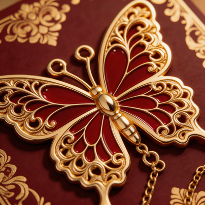 Vintage Butterfly Bookmark | Elegant Reading Accessory | A Charming Gift for Book Lovers