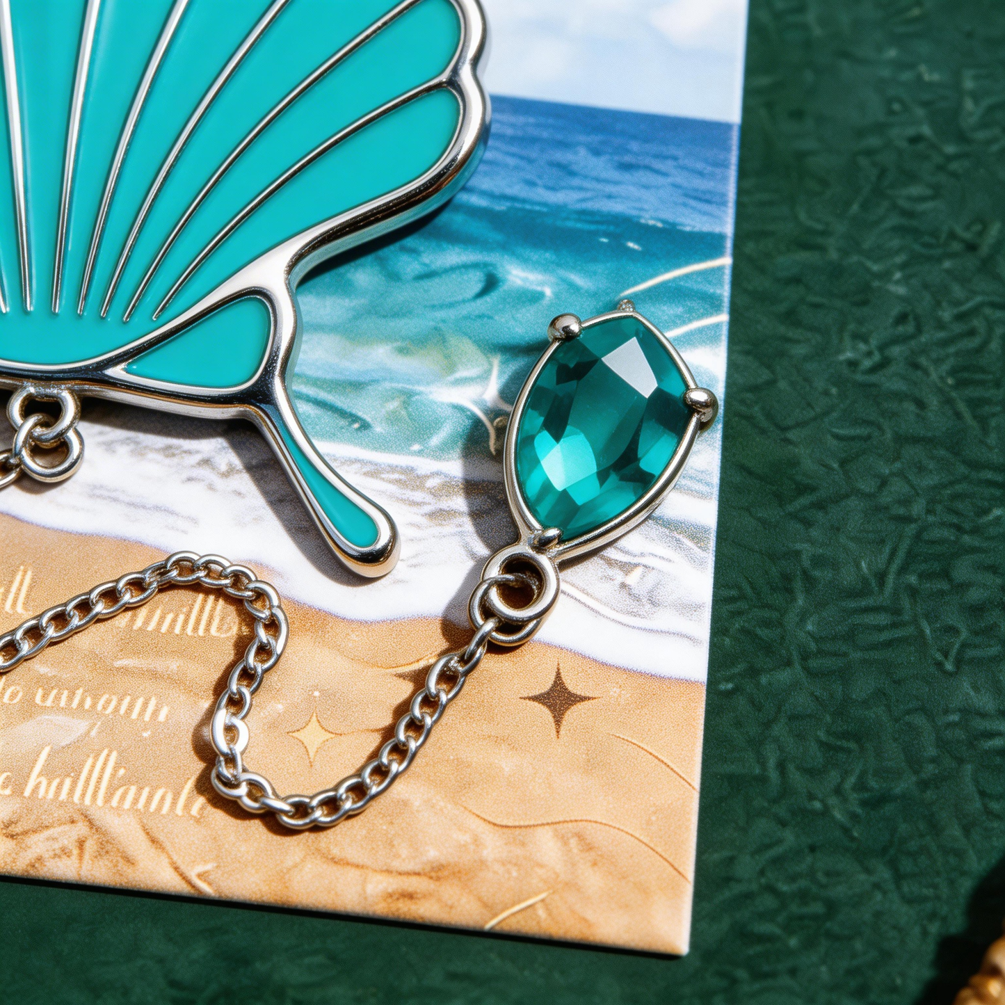 Ocean Shell Bookmark | Aesthetic Reading Accessory | Perfect Gift for Book Lovers