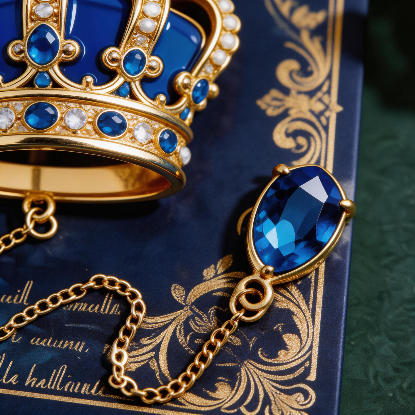 Royal Crown Bookmark | Vintage Luxury Reading Accessory | Perfect Gift for Book Lovers