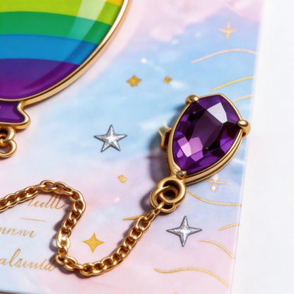 Rainbow Hot Air Balloon Bookmark | Aesthetic Reading Accessory | Perfect Gift for Book Lovers