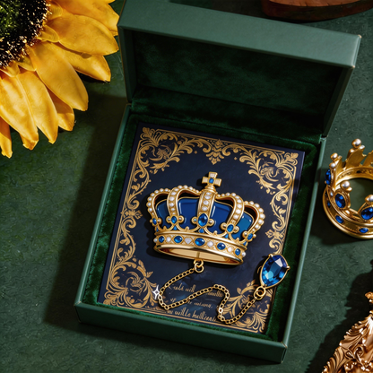 Royal Crown Bookmark | Vintage Luxury Reading Accessory | Perfect Gift for Book Lovers