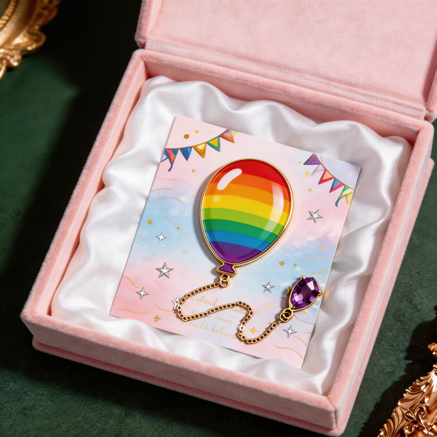 Rainbow Hot Air Balloon Bookmark | Aesthetic Reading Accessory | Perfect Gift for Book Lovers
