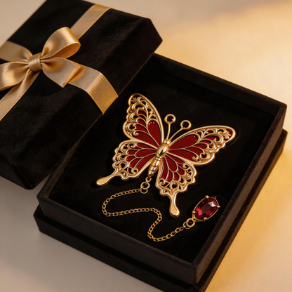 Vintage Butterfly Bookmark | Elegant Reading Accessory | A Charming Gift for Book Lovers