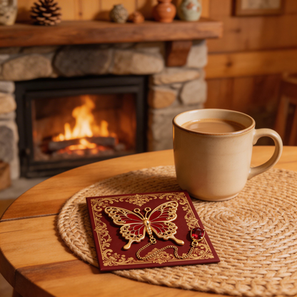 Vintage Butterfly Bookmark | Elegant Reading Accessory | A Charming Gift for Book Lovers