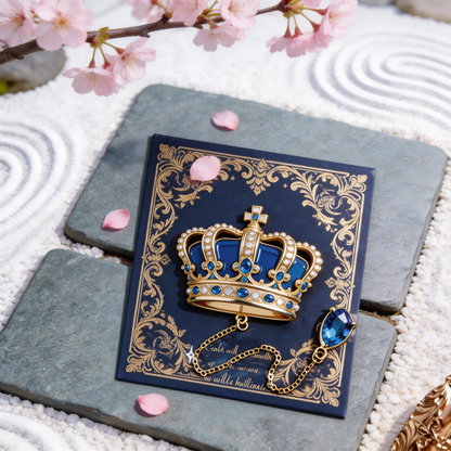 Royal Crown Bookmark | Vintage Luxury Reading Accessory | Perfect Gift for Book Lovers