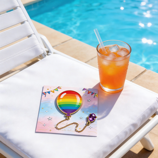 Rainbow Hot Air Balloon Bookmark | Aesthetic Reading Accessory | Perfect Gift for Book Lovers