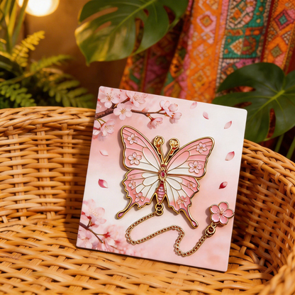 Aesthetic Butterfly Bookmark | Elegant Reading Accessory | Perfect Gift for Book Lovers