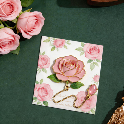 Elegant Rose Bookmark | Romantic Reading Accessory | A Thoughtful Gift for Book Lovers