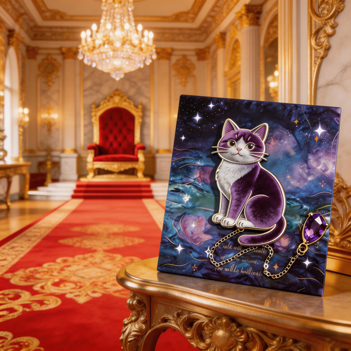 Galaxy Cat Bookmark | Magical Reading Accessory | Perfect Gift for Cat & Book Lovers