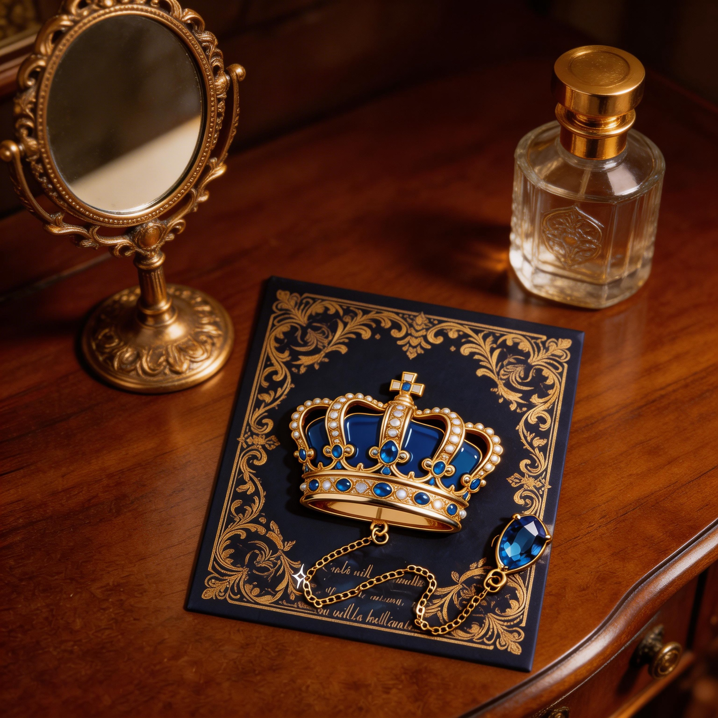 Royal Crown Bookmark | Vintage Luxury Reading Accessory | Perfect Gift for Book Lovers