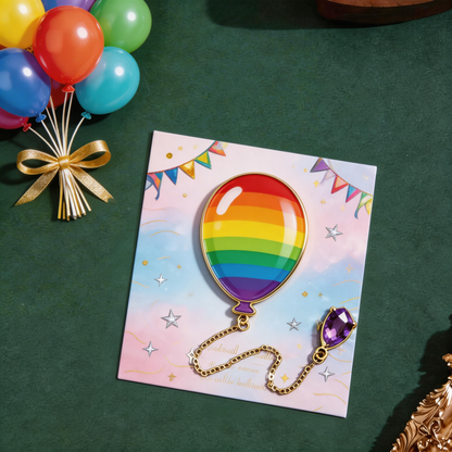 Rainbow Hot Air Balloon Bookmark | Aesthetic Reading Accessory | Perfect Gift for Book Lovers