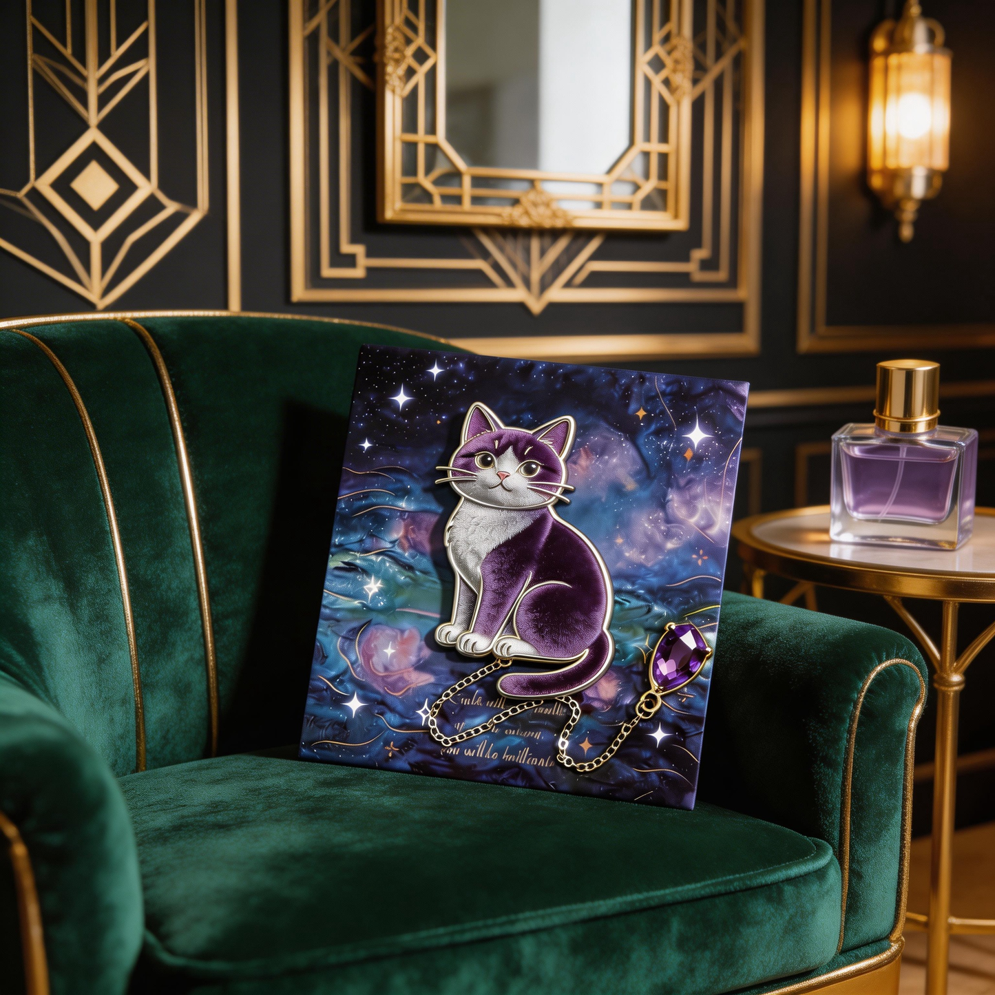 Galaxy Cat Bookmark | Magical Reading Accessory | Perfect Gift for Cat & Book Lovers