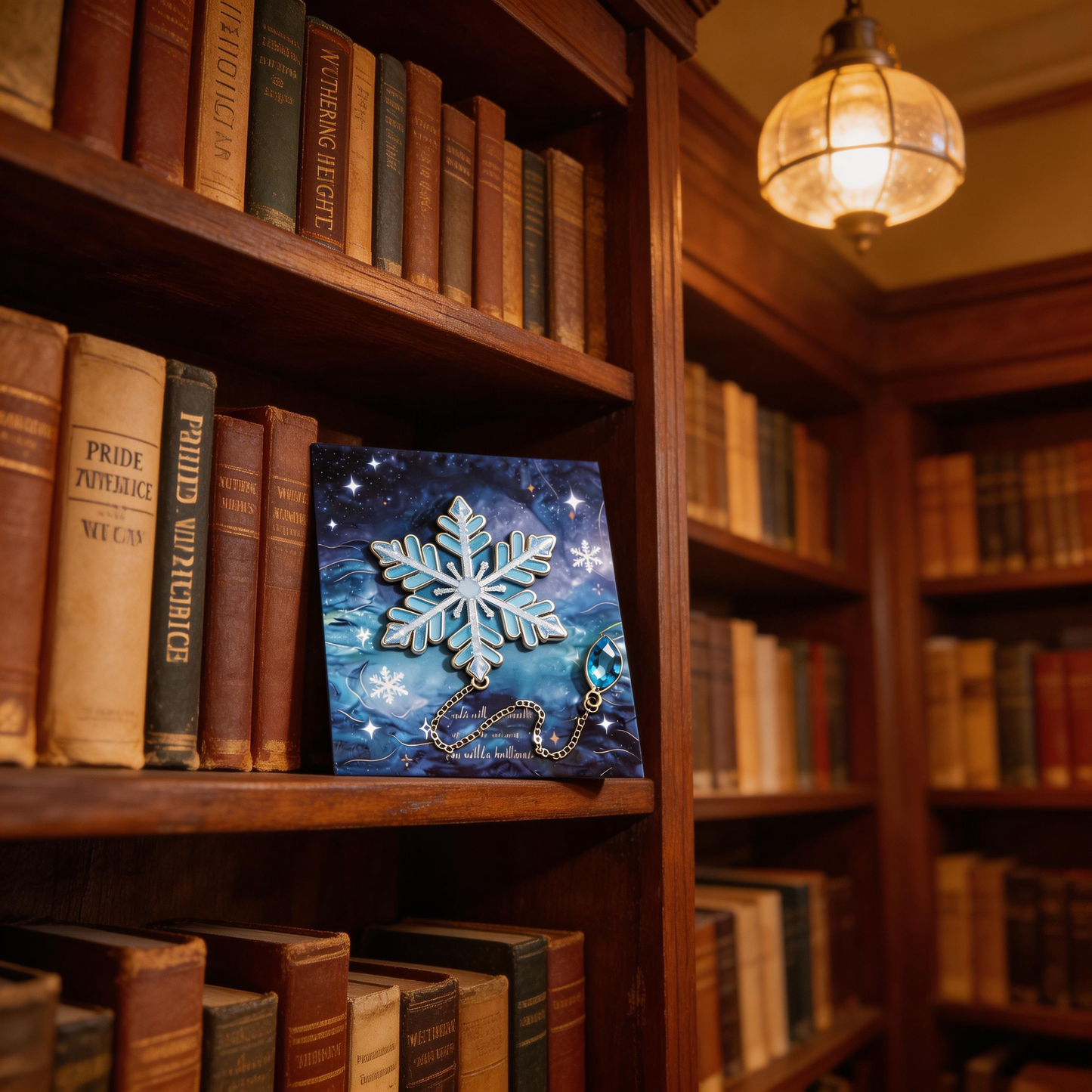 Crystal Snowflake Bookmark | Winter-Themed Reading Accessory | Perfect Gift for Book Lovers