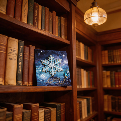 Crystal Snowflake Bookmark | Winter-Themed Reading Accessory | Perfect Gift for Book Lovers