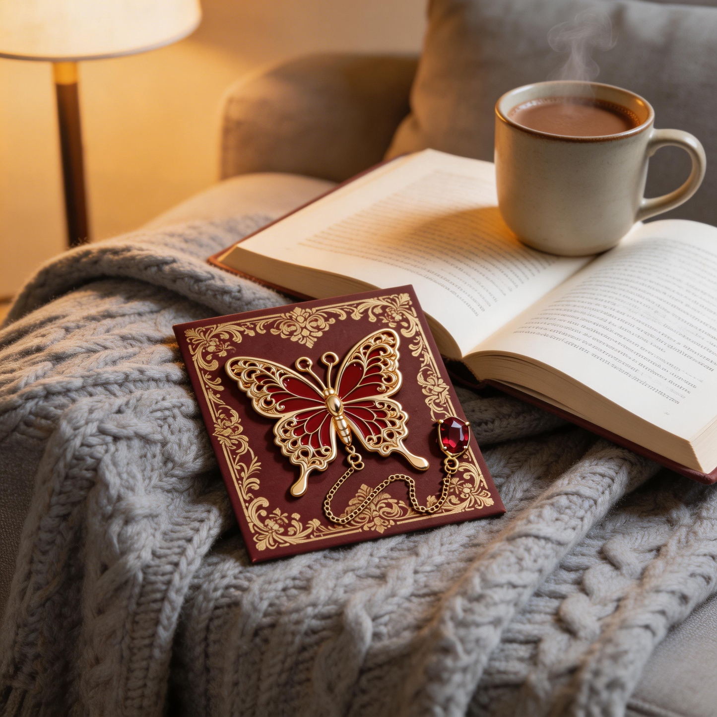 Vintage Butterfly Bookmark | Elegant Reading Accessory | A Charming Gift for Book Lovers