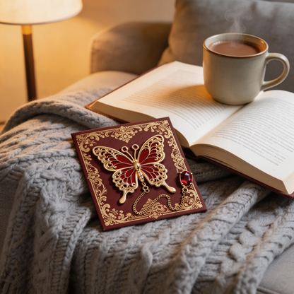 Vintage Butterfly Bookmark | Elegant Reading Accessory | A Charming Gift for Book Lovers