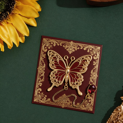 Vintage Butterfly Bookmark | Elegant Reading Accessory | A Charming Gift for Book Lovers