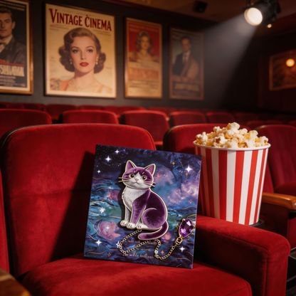 Galaxy Cat Bookmark | Magical Reading Accessory | Perfect Gift for Cat & Book Lovers