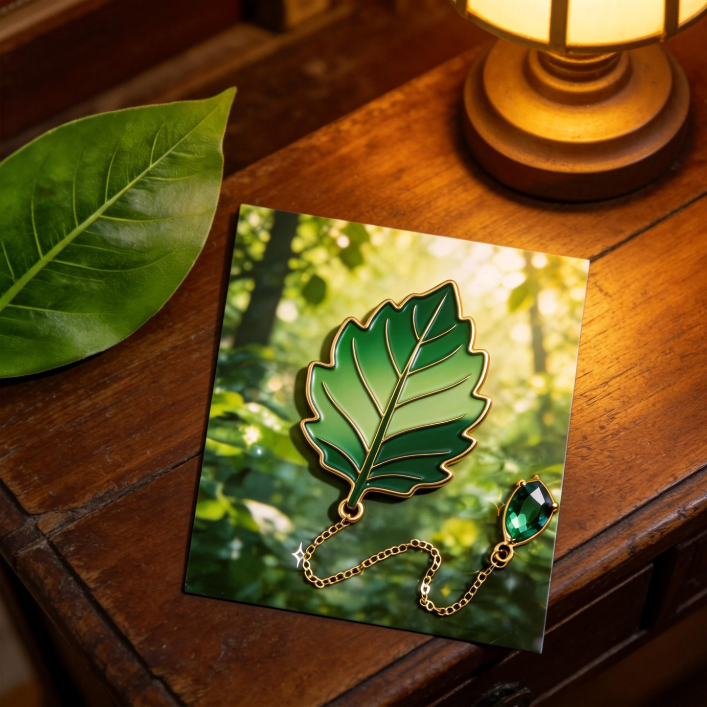 Forest Leaf Bookmark | Nature-Inspired Reading Accessory | A Perfect Gift for Book Lovers