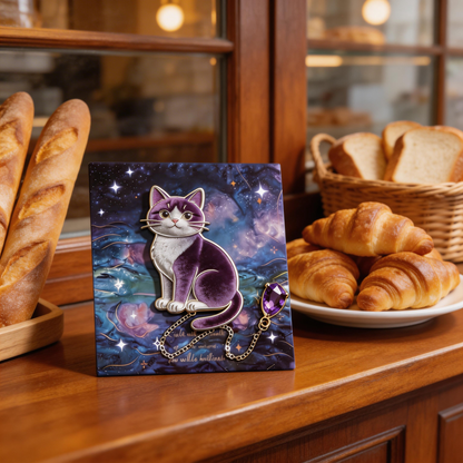 Galaxy Cat Bookmark | Magical Reading Accessory | Perfect Gift for Cat & Book Lovers