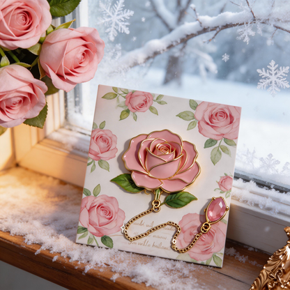 Elegant Rose Bookmark | Romantic Reading Accessory | A Thoughtful Gift for Book Lovers