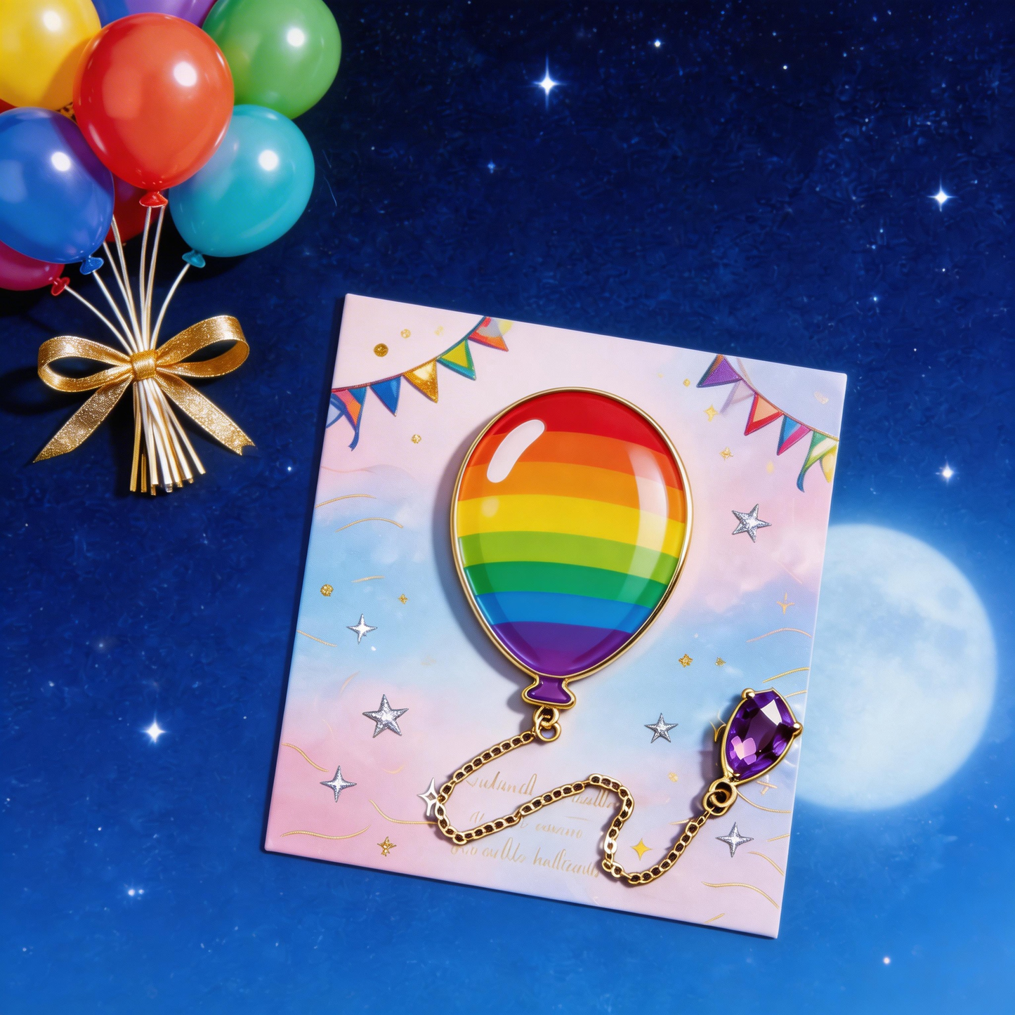 Rainbow Hot Air Balloon Bookmark | Aesthetic Reading Accessory | Perfect Gift for Book Lovers