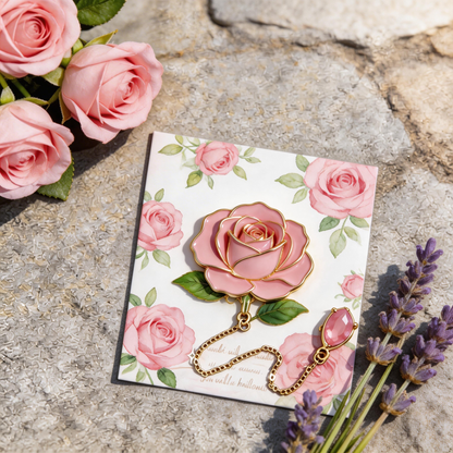 Elegant Rose Bookmark | Romantic Reading Accessory | A Thoughtful Gift for Book Lovers