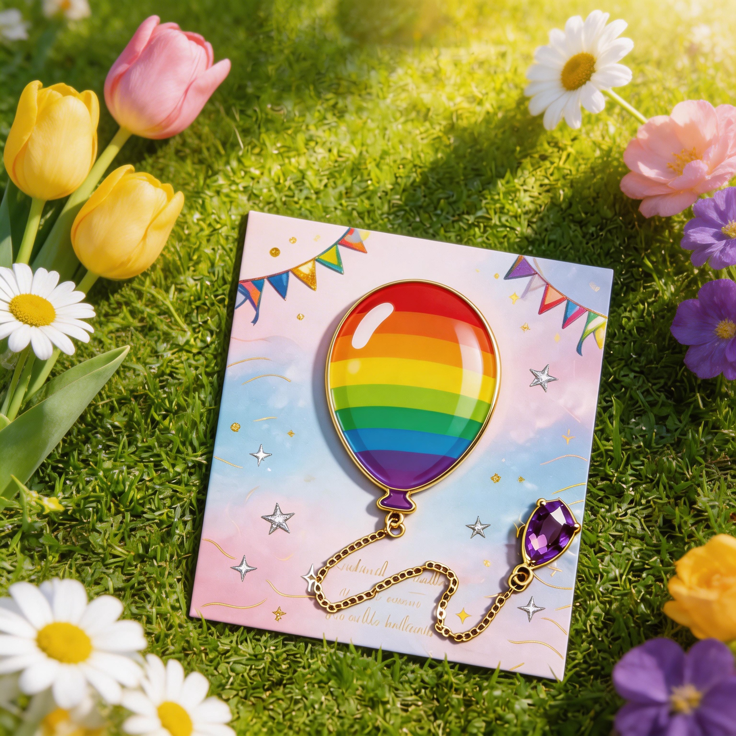Rainbow Hot Air Balloon Bookmark | Aesthetic Reading Accessory | Perfect Gift for Book Lovers